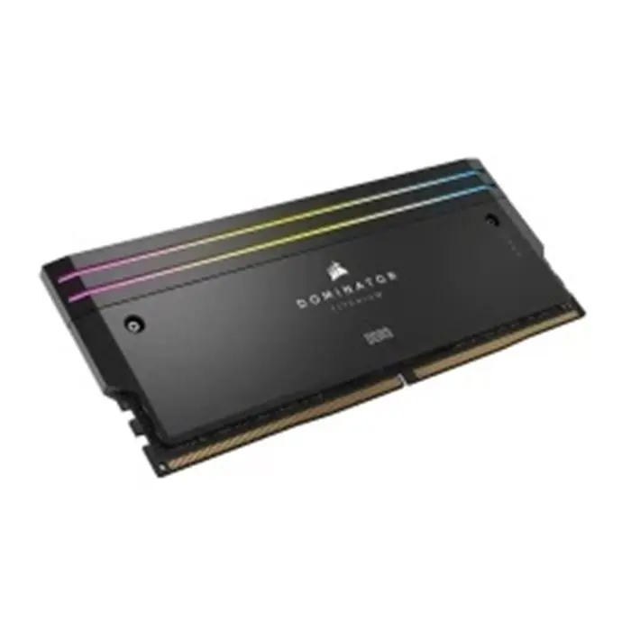 رم کامپیوتر DDR5 دو کاناله 6400 مگاهرتز CL32 کورسیر مدل Dominator Titanium RGB ظرفیت 32 گیگابایت -gallery-6