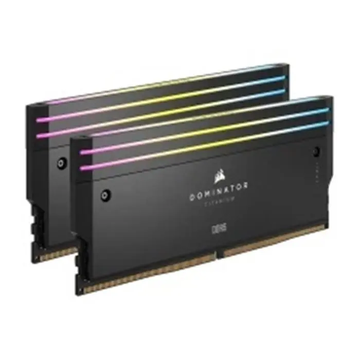 رم کامپیوتر DDR5 دو کاناله 6400 مگاهرتز CL32 کورسیر مدل Dominator Titanium RGB ظرفیت 32 گیگابایت -gallery-7
