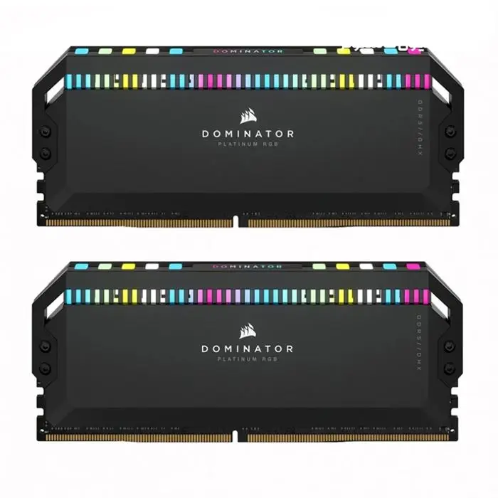 رم دومیناتور کورسیر مشکی DOMINATOR RGB 64GB 2×32GB 6600MHz CL40 Black -gallery-6