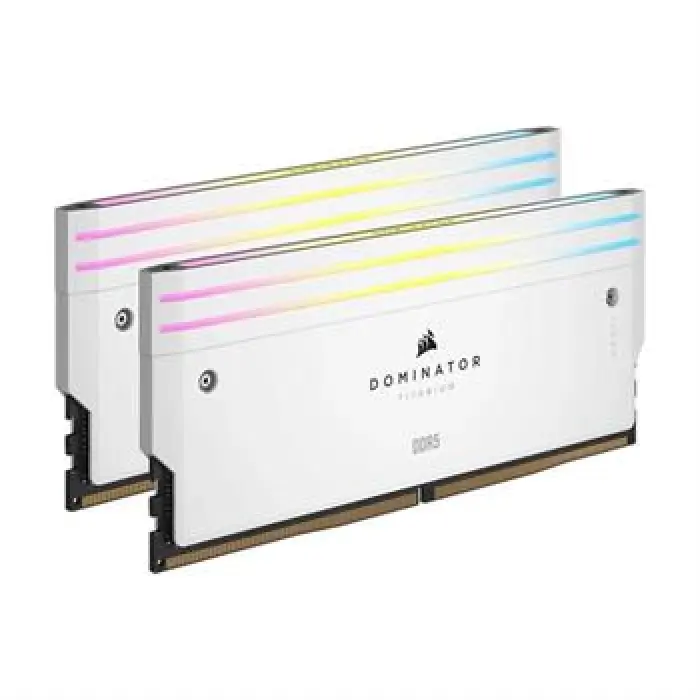 رم کامپیوتر DDR5 دو کاناله 7200 مگاهرتز CL34 کورسیر سفید مدل Dominator Titanium ظرفیت 32 گیگابایت ‌ -gallery-2