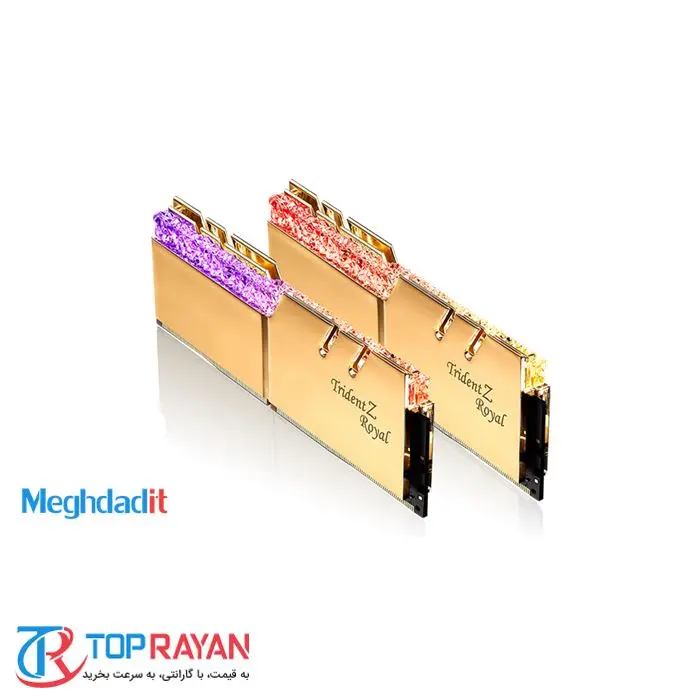 رم دسکتاپ دوکاناله جی اسکیل تریدنت زد رویال با فرکانس 4800 مگاهرتز و حافظه 32 گیگابایت -gallery-8