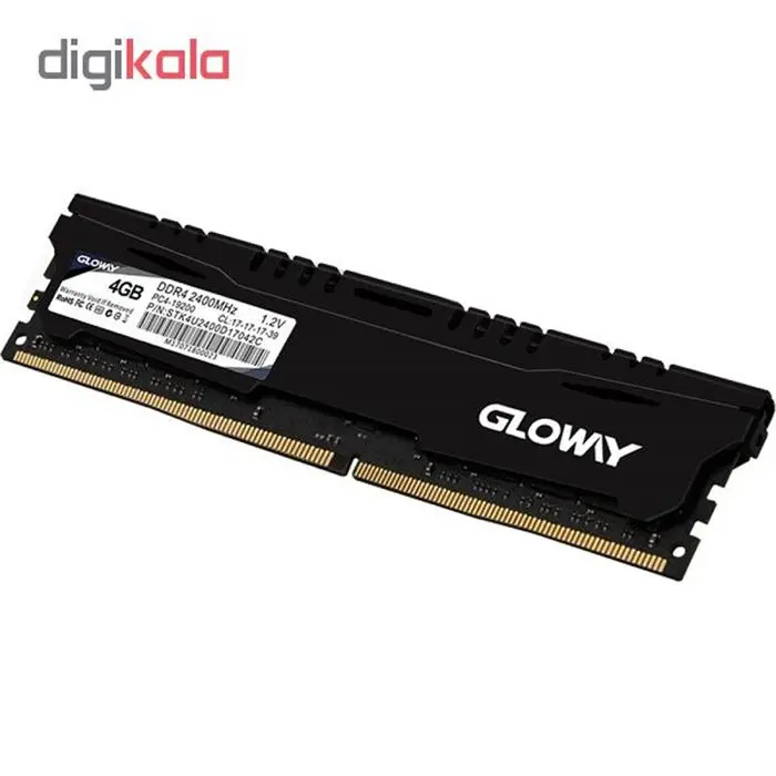 رم کامپیوتر DDR4 گلووی مدل STK حافظه 4 گیگابایت فرکانس 2400 مگاهرتز -gallery-5