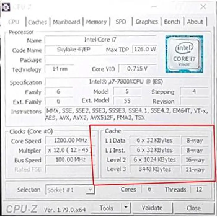 سی پی یو اینتل بدون باکس Core i7-7800X CPU -gallery-1