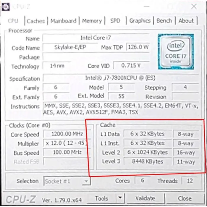 سی پی یو اینتل بدون باکس Core i7-7800X CPU -gallery-6