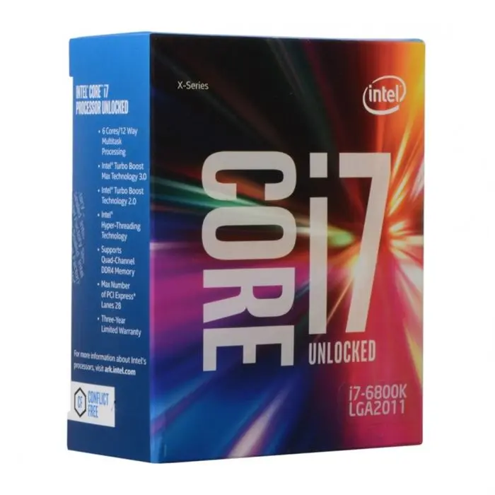 پردازنده اینتل مدل آی سون 6800 کی با سوکت 2011 و فرکانس 3.4 گیگاهرتز -gallery-4