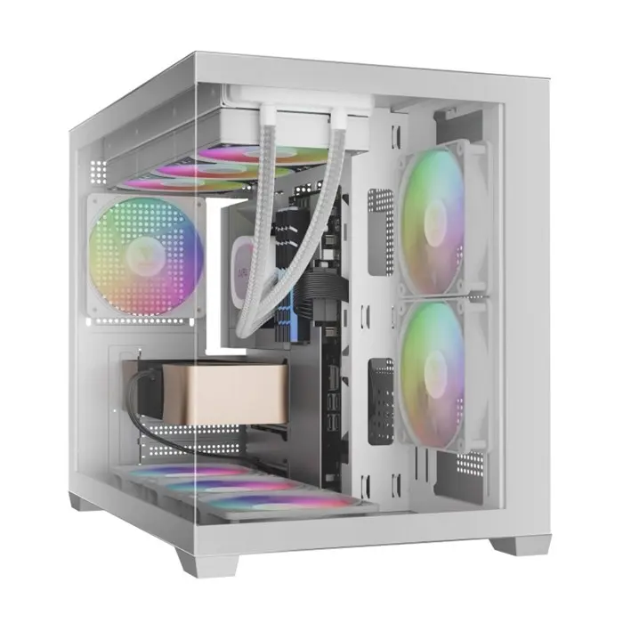 کیس گیمینگ گیم دیاس AURA GC10M ARGB WH -gallery-4
