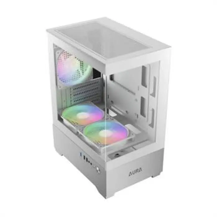 کیس کامپیوتر گیمینگ گیم دیاس مدل AURA GC9M WH -gallery-2