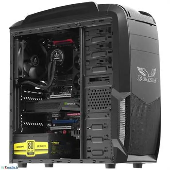 کیس کامپیوتر گرین مدل X-Plus Eagle -gallery-1