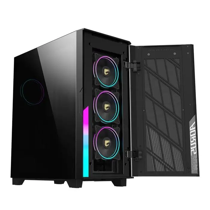 کیس گیمینگ گیگابایت مشکی Case GigaByte Aorus C500 Glass -gallery-11