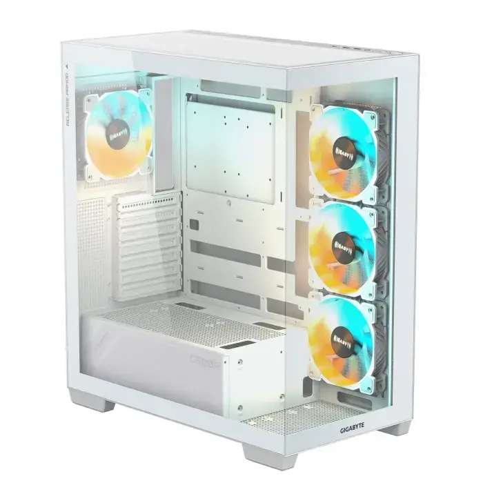 کیس گیمینگ گیگابایت سفید C500 PANORAMIC STEALTH ICE -gallery-7