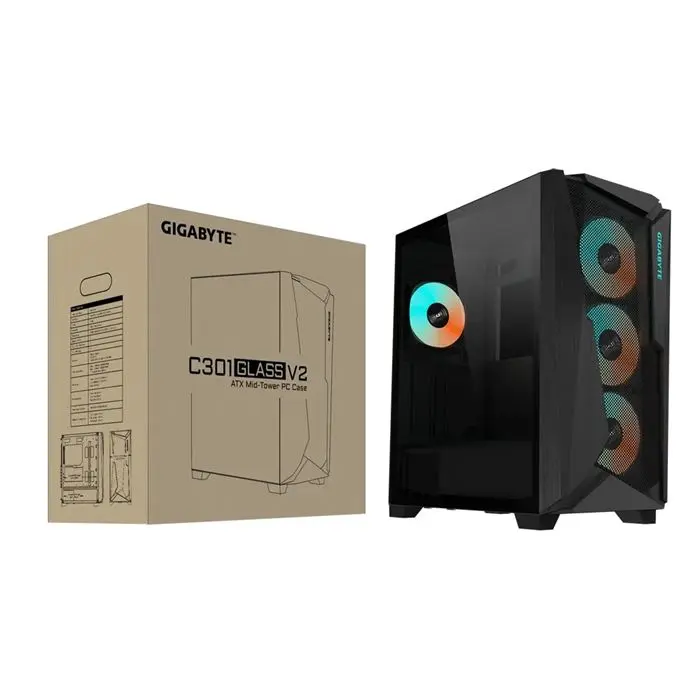 کیس گیمینگ گیگابایت Case Gigabyte C301 Glass V2 -gallery-15