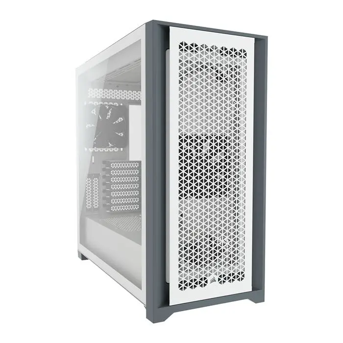 کیس کورسیر سفید Case Corsair 5000D Airflow Glass White -gallery-4