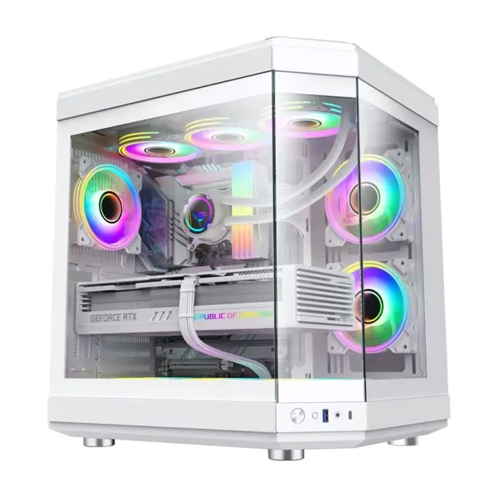 کیس گیم مکس سفید Case Gaming HYPE White -gallery-6