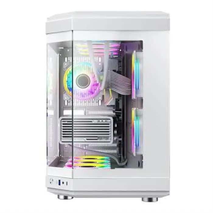 کیس گیم مکس سفید Case Gaming HYPE White -gallery-2