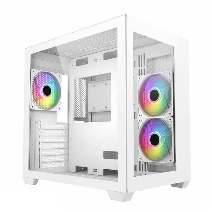 کیس کامپیوتر اف اس پی سفید Case FSP CMT380 ARGB White -gallery-4
