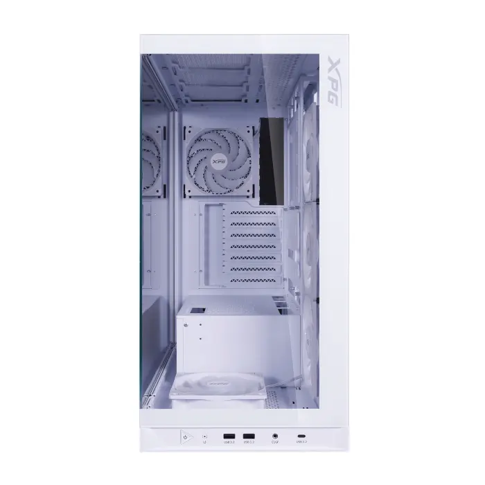 کیس گیمینگ ای دیتا مدل XPG Invader X BTF MID-TOWER Chassis White -gallery-2