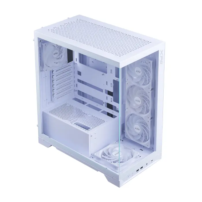کیس گیمینگ ای دیتا مدل XPG Invader X BTF MID-TOWER Chassis White -gallery-5