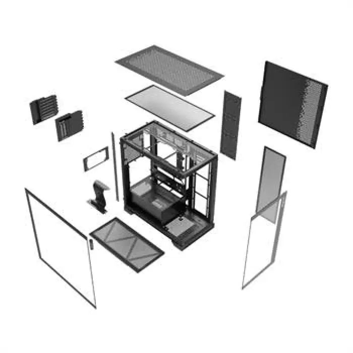 کیس گیمینگ ای دیتا (ایکس پی جی) مدل INVADER X Black -gallery-5