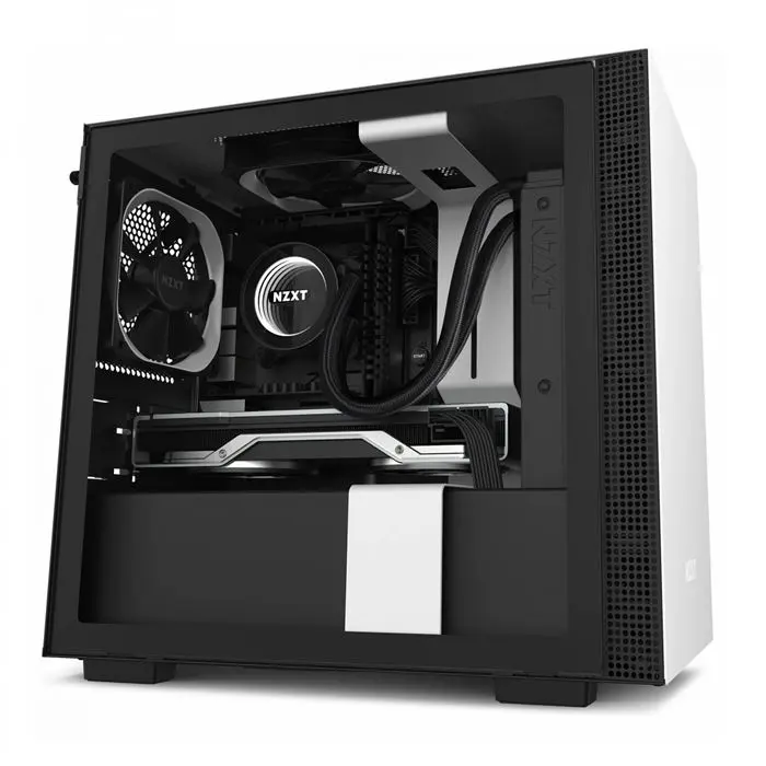 کیس ان زد ایکس تی NZXT H210 Matte White/Black -gallery-5