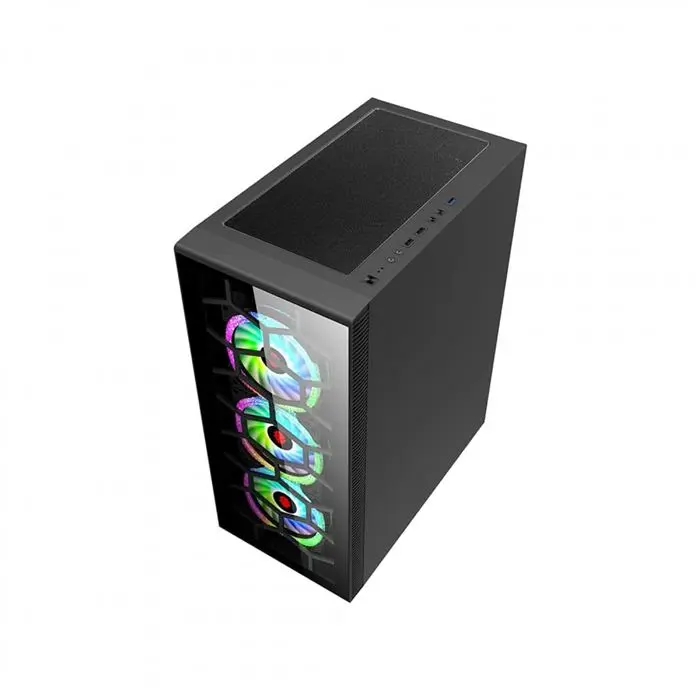 کیس WJ Coolman Trio 4DF - Black -gallery-3