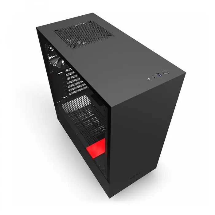 کیس ان زد ایکس تی NZXT H510 Matte Black/Red -gallery-7