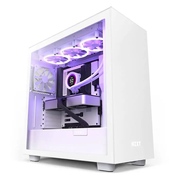 کیس ان زد ایکس تی NZXT H7 Matte White -gallery-5
