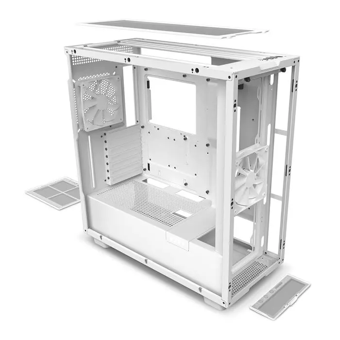 کیس ان زد ایکس تی NZXT H7 Matte White -gallery-6