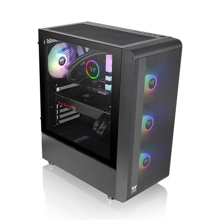 کیس ترمالتیک مشکی مدل S200 Mesh ARGB Mid Tower -gallery-8