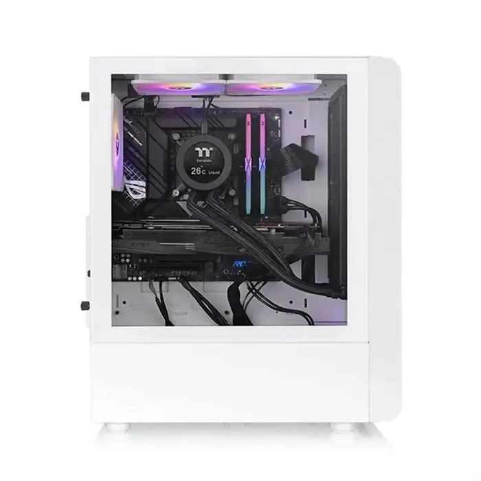 کیس ترمالتیک سفید مدل S200 Mesh ARGB Mid Tower -gallery-4