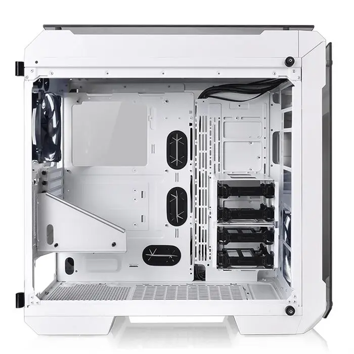کیس گیمینگ ترمالتیک سفید مدل View 71 Tempered Glass Edition -gallery-4