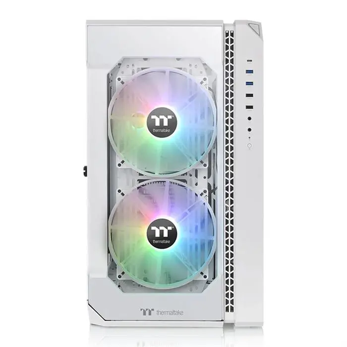 کیس گیمینگ ترمالتیک سفید مدل View 51 Tempered Glass ARGB Edition -gallery-1