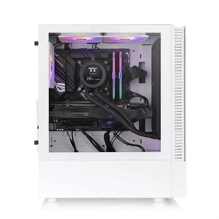 کیس ترمالتیک سفید مدل View 200 Tempered Glass ARGB -gallery-3