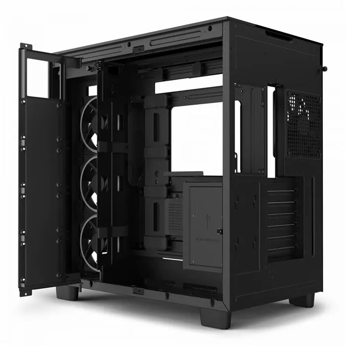 کیس ان زد ایکس تی NZXT H9 Elite (2023) -MATTE BLACK -gallery-9