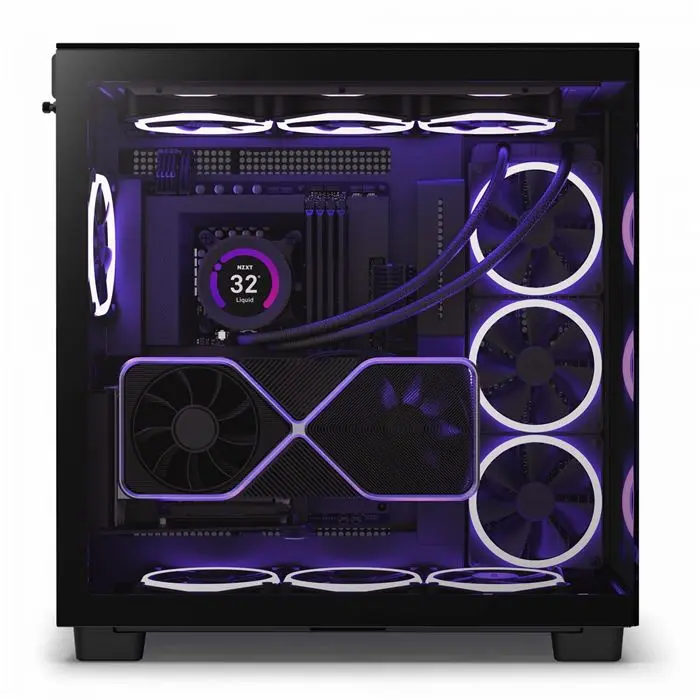 کیس ان زد ایکس تی NZXT H9 Elite (2023) -MATTE BLACK -gallery-12