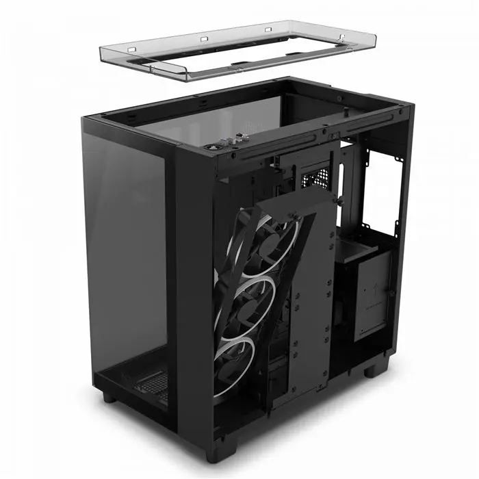 کیس ان زد ایکس تی NZXT H9 Elite (2023) -MATTE BLACK -gallery-18