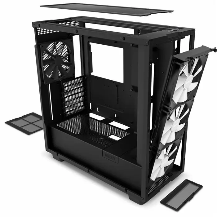 کیس ان زد ایکس تی NZXT H7 Elite (2023) - Matte Black -gallery-4