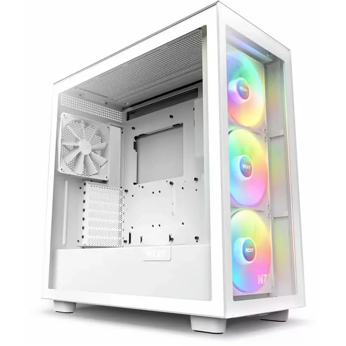 کیس ان زد ایکس تی NZXT H7 Elite (2023) Matte White -gallery-1