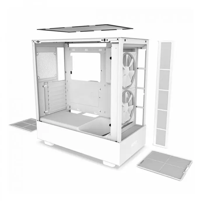 کیس ان زد ایکس تی NZXT H5 Elite White -gallery-1