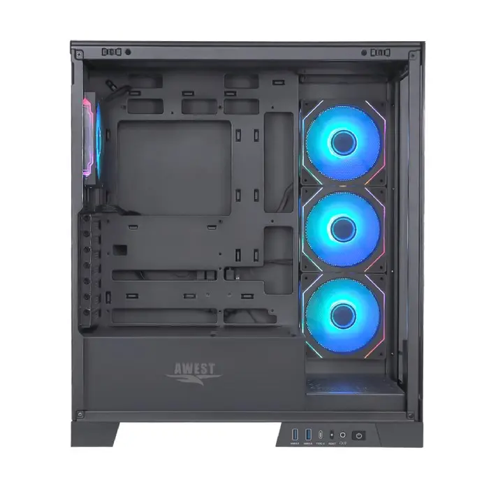 کیس گیمینگ اوست مدل GT-AQ16 Black -gallery-1