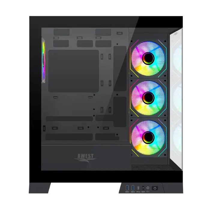 کیس گیمینگ اوست مدل GT-AQ16 Black -gallery-2