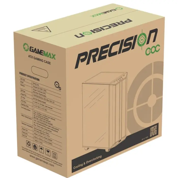 کیس گیمینگ گیم مکس GameMax Precision White -gallery-7