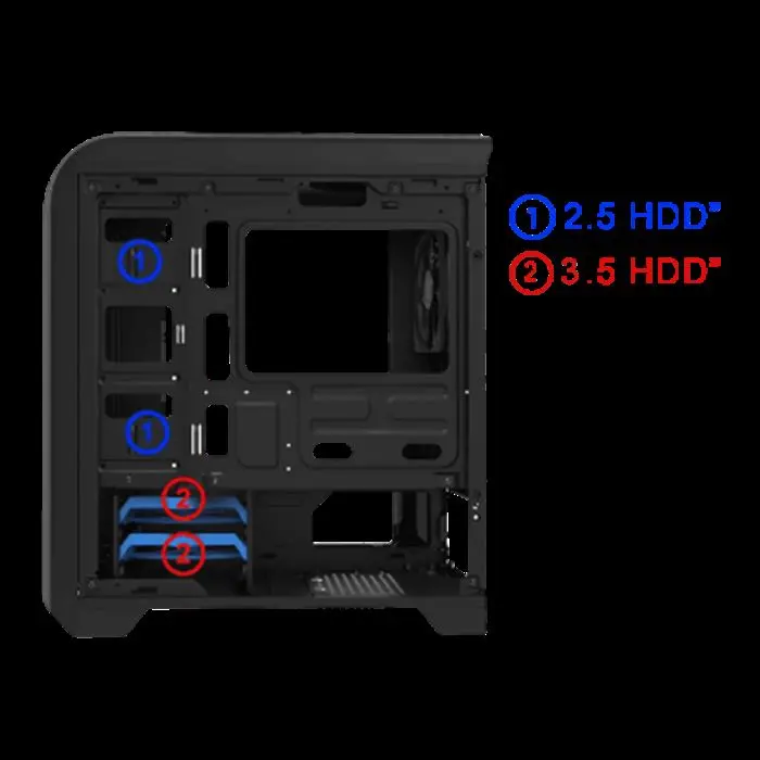 کیس کامپیوتر گیم مکس مدل Centauri H601BR -gallery-13