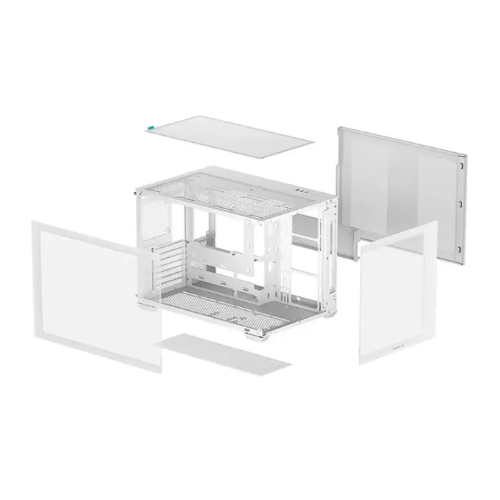 کیس گیمینگ سفید دیپ کول مدل CG530 WH -gallery-2