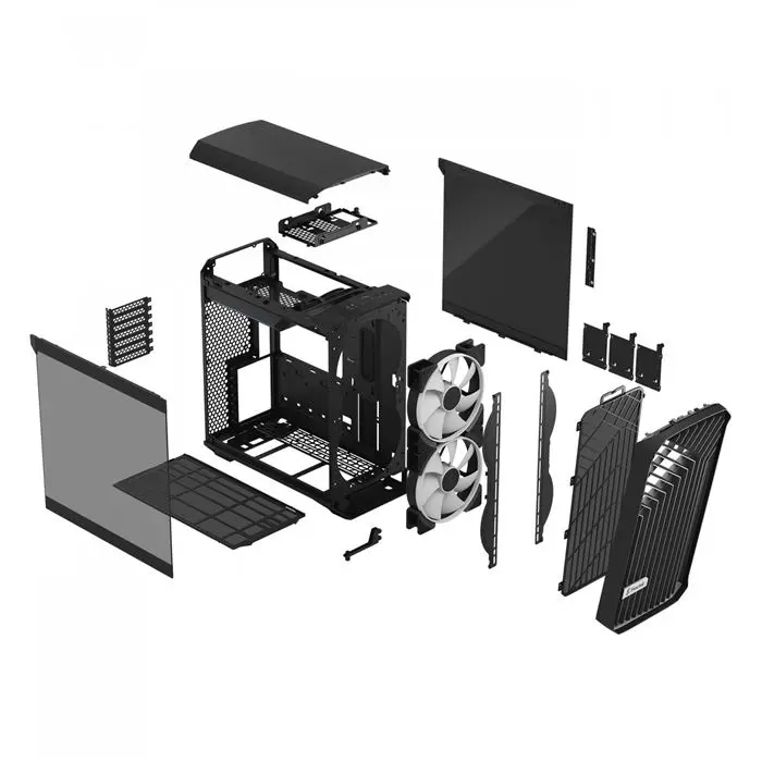 کیس Fractal Design Torrent Compact RGB - Black TG Light Tint -gallery-17