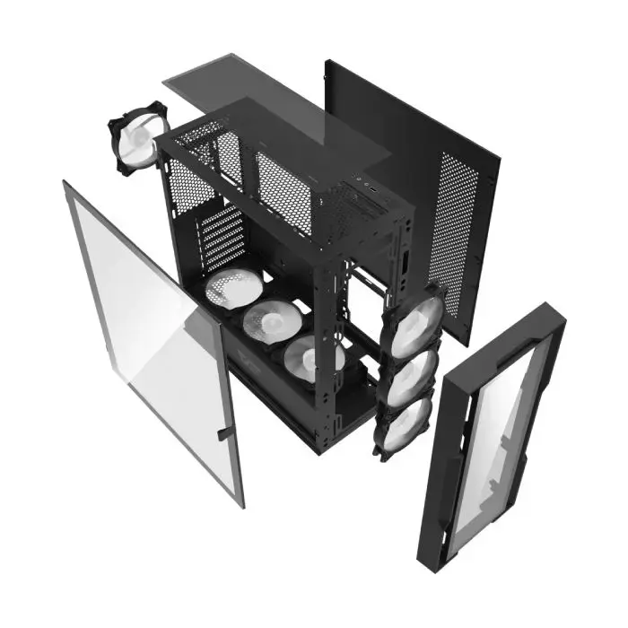 کیس کامپیوتر دارک فلش DK431 Glass -gallery-4