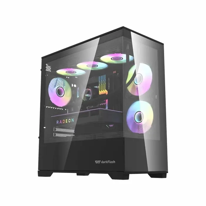 کیس کامپیوتر گیمینگ دارک فلش DK415P Black -gallery-6
