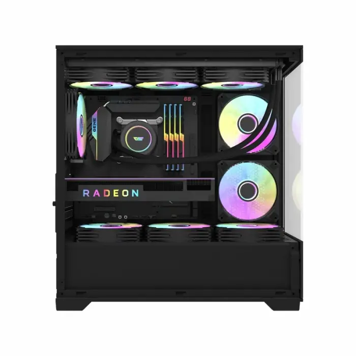 کیس کامپیوتر گیمینگ دارک فلش DK415P Black -gallery-8