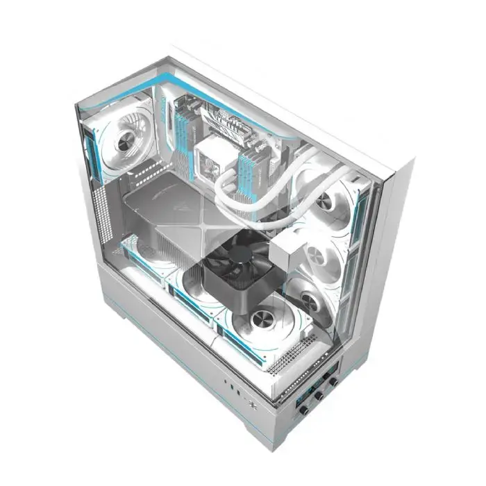 کیس کامپیوتر گیمینگ دارک فلش DY450 Pro WH -gallery-8