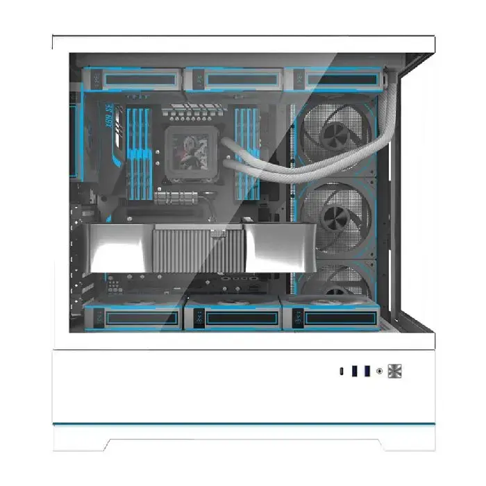 کیس کامپیوتر گیمینگ دارک فلش DY451 Pro wh -gallery-3