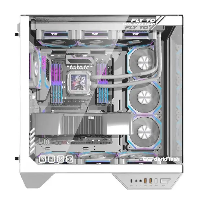 کیس کامپیوتر گیمینگ دارک فلش DY470 wh -gallery-2
